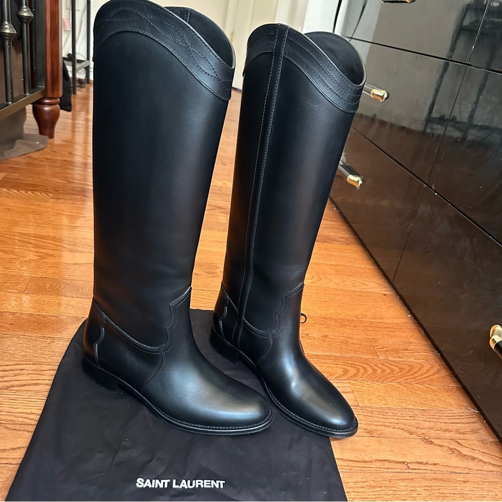Saint Laurent Godiva Boots - Picture 3 of 4